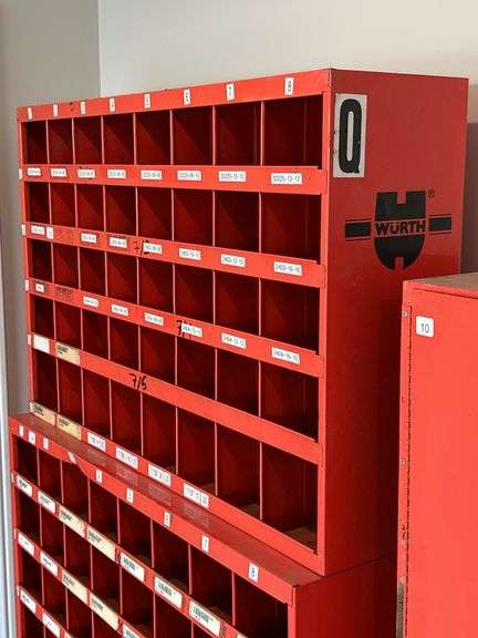 WURTH BOLT BIN 34"X9"X22"