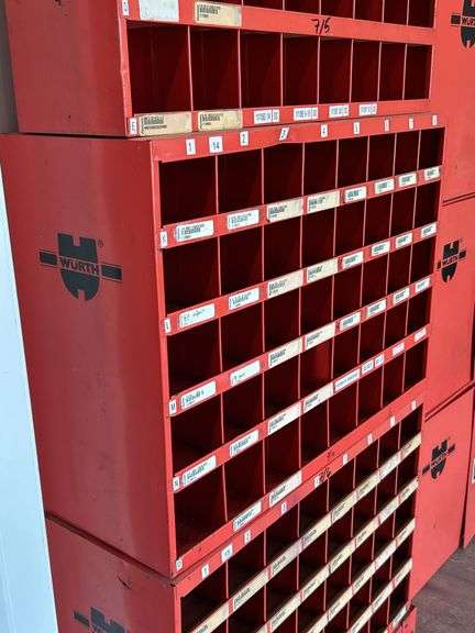 WURTH BOLT BIN 34"X12"X24"
