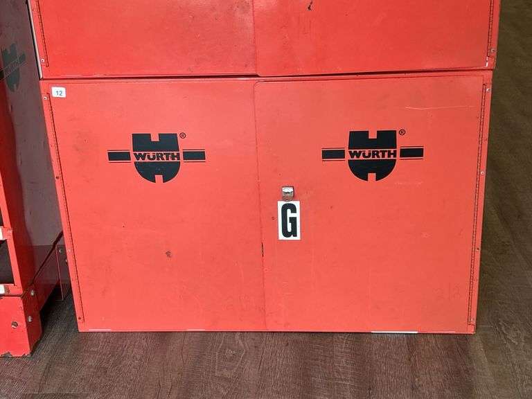 WURTH PARTS CABINET 34"X9"X22"