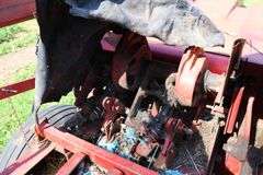 NEW HOLLAND 273 SMALL SQUARE BALER WITH 54A THROWER