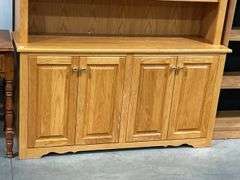 OAK HUTCH 58"X18"X80"