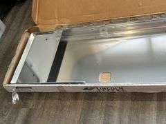 NEW LINCOLN CHROME W900L BUMPER 20" BLIND MOUNT MITERED WITH TOW HOLES