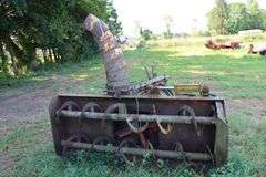 GOERGE WHITE DOUBLE AUGER 7' SNOWBLOWER