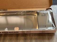 NEW LINCOLN CHROME W900L BUMPER 20" BLIND MOUNT MITERED WITH TOW HOLES