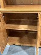 OAK HUTCH 58"X18"X80"