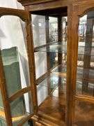LIGHTED DISPLAY HUTCH WITH TWO GLASS SHELVES 51"X17"X80"