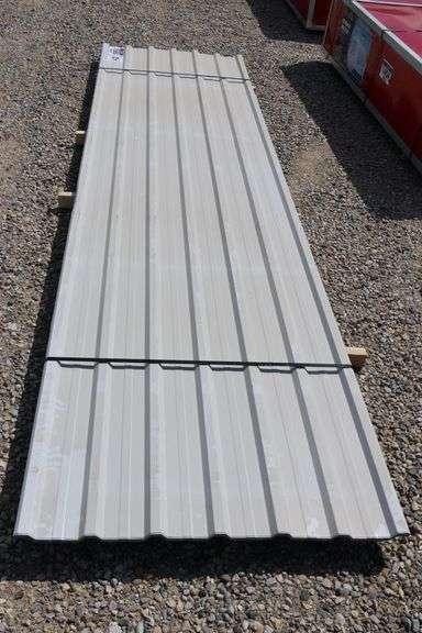 26 SHEETS OF DIAMOND-RIB SIDING 29GA METAL PAINTED (WHITE) - Shackelton ...