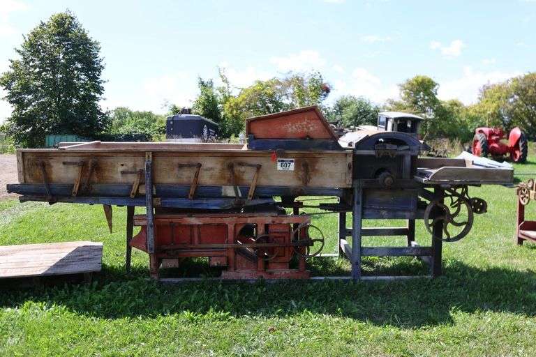 M. MOODS & SONS HAND FED THRESHING MACHINE