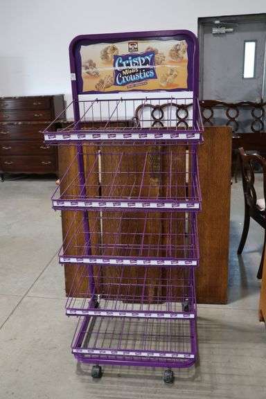 QUAKER CRISPY MINIS WIRE DISPLAY RACK - 24