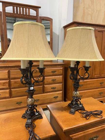 PAIR OF TABLE LAMPS - 31"