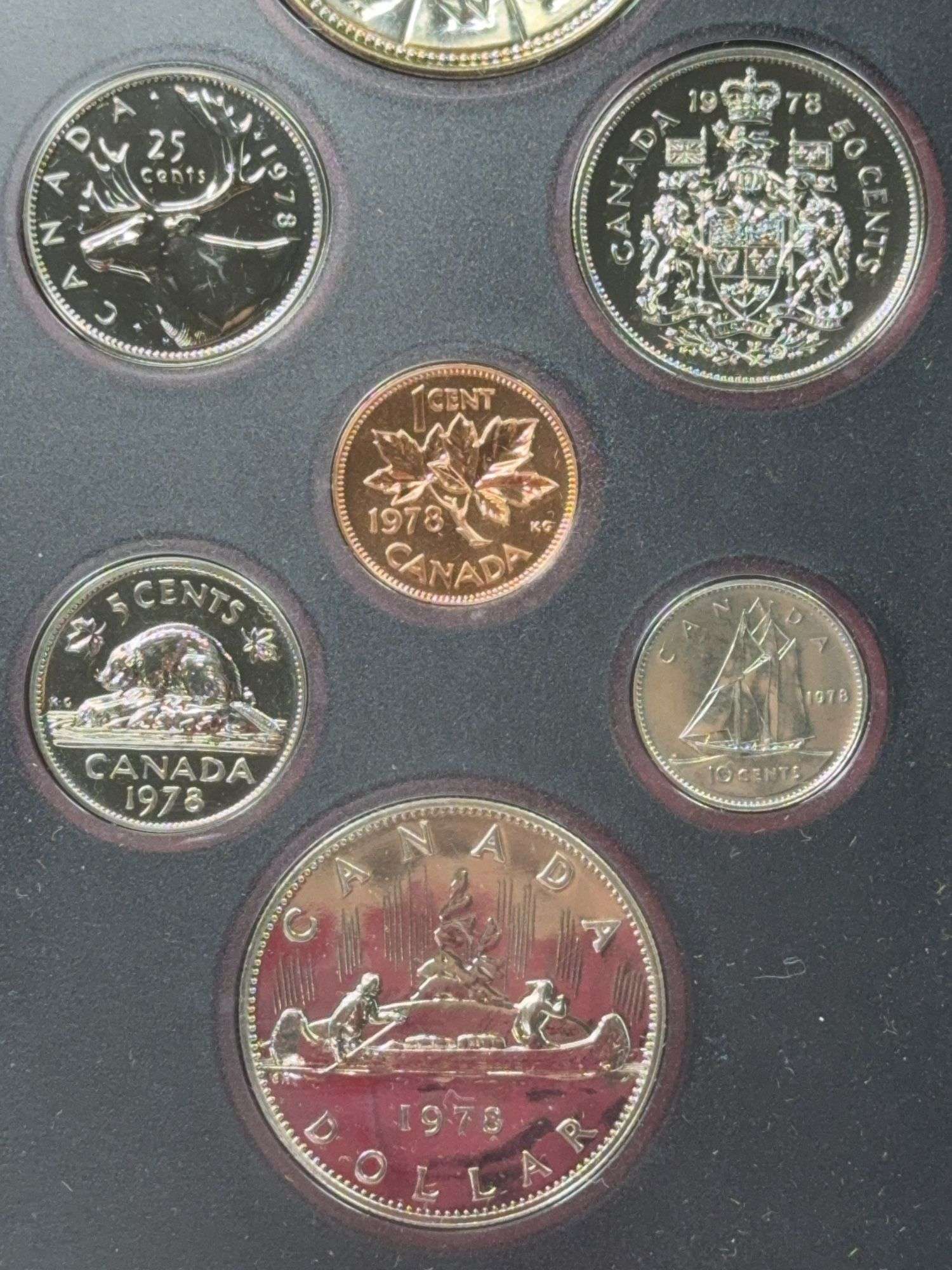 1978 ROYAL CANADIAN MINT DOUBLE DOLLAR COIN SET - Shackelton