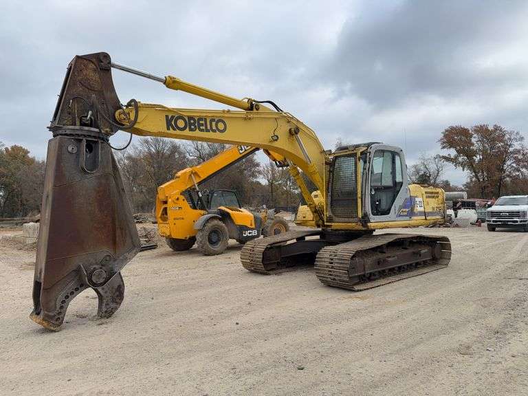 Kobelco SK-210 LC Excavator w/ Genesis Shear Head