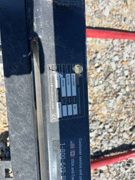 Unused Skid Steer Q/A Hay Spear