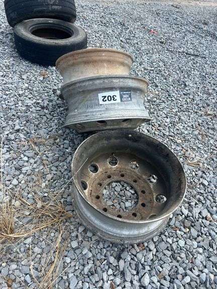 (3) 10 Hole Rims