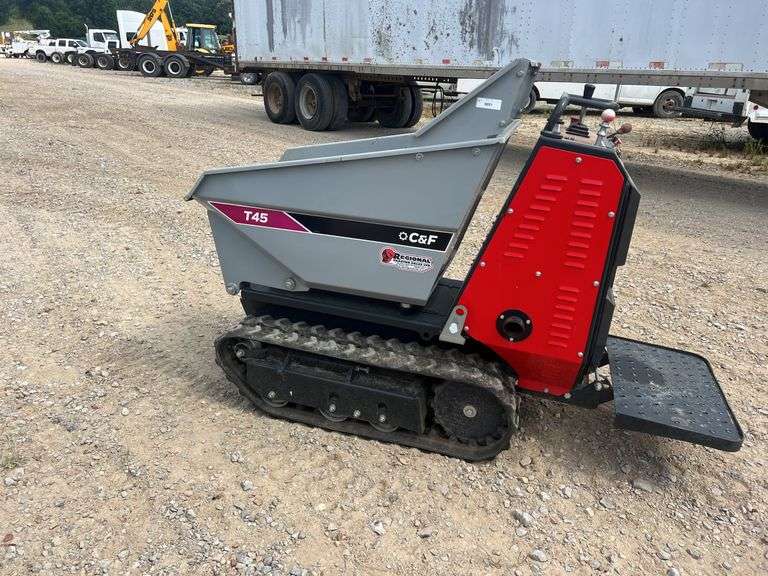 C & F T45 Stand On Dump Cart