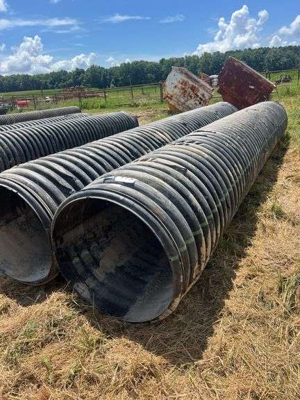 (2) PCS 30" ID x 20' HDPE Culvert / Pipe