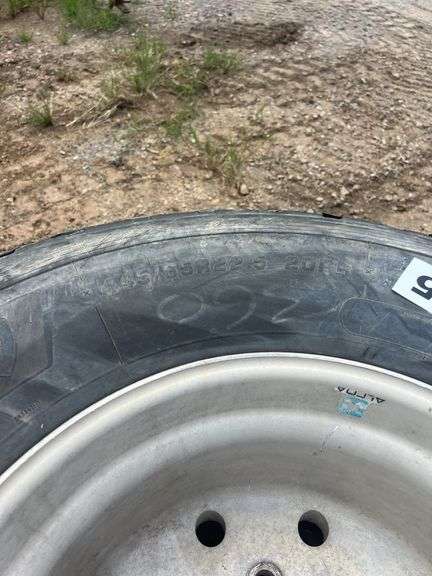 (2) 445/65R22.5 Tires w/ Rims