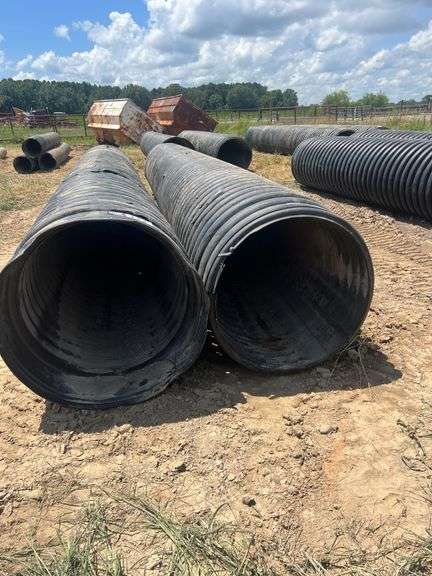 (2) PCS 30" ID x 20' HDPE Culvert / Pipe