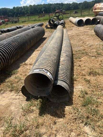 (3) PCS 12" ID x 20' HDPE Culvert Pipe