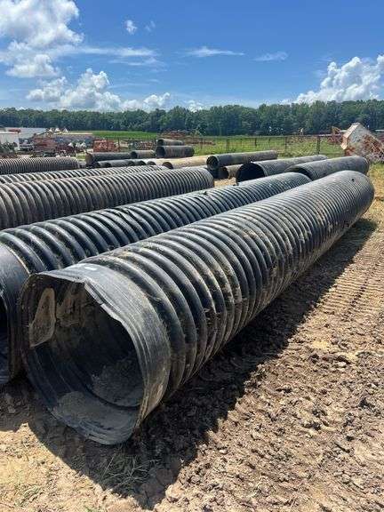 (2) PCS 30" ID x 20' HDPE Culvert / Pipe