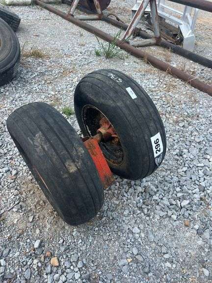 (2) Implement Tires w/ Wheels & Hubs