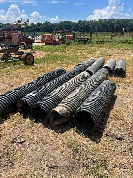 (9) Pieces 12" HDPE Culvert / Pipe