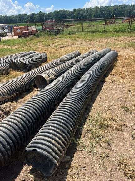 (4) Pieces 12" HDPE Culvert / Pipe