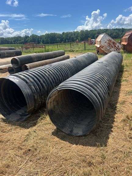 (2) PCS 30" ID x 20' HDPE Culvert / Pipe