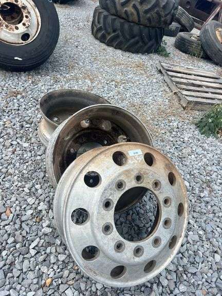 (3) 10 Hole Rims