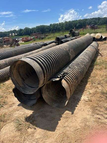 (3) PCS 18" ID x 20' HDPE Culvert Pipe