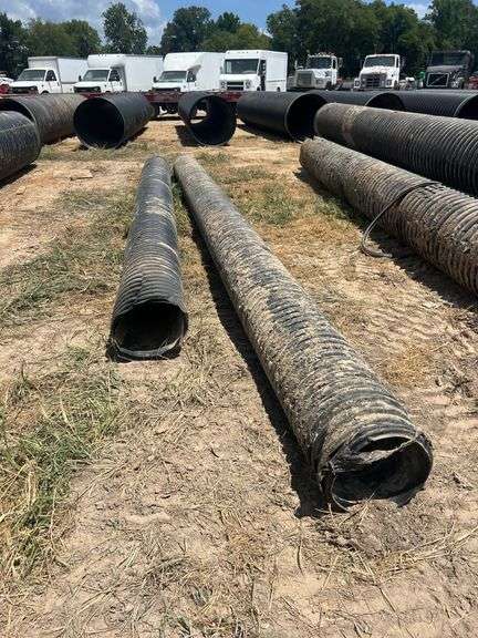 (2) PCS 12" ID x 20' HDPE Culvert Pipe