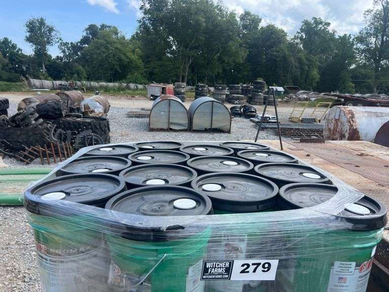 Pallet of 42 Buckets Premium Hydraulic Fluid