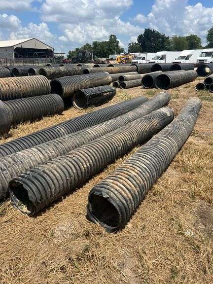 (4) Pieces 12" HDPE Culvert / Pipe