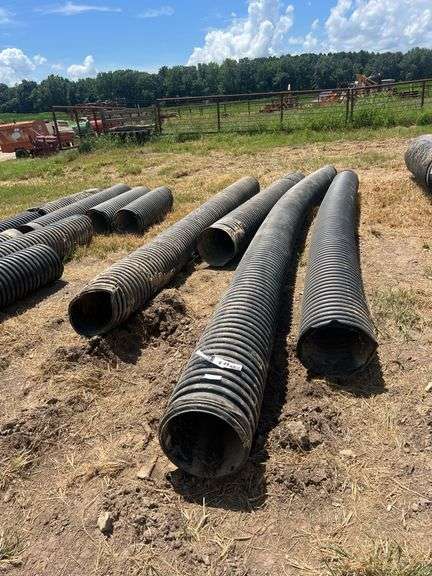 (4) Pieces 12" HDPE Culvert / Pipe