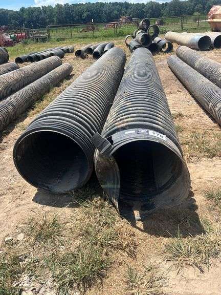 (2) PCS 24" ID x 20' HDPE Culvert / Pipe