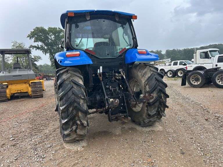 New Holland TS110A 4x4 Cab Tractor w/ Loader