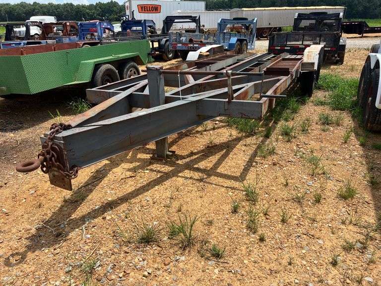 78" x 12' T/A Pintle Hitch Trailer