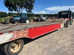 2005 Trail Eze 102" x 52' Quad Sliding Axle Equipment Trailer