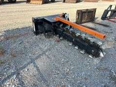 Unused Wolverine 72" Skid Steer Q/A Trencher