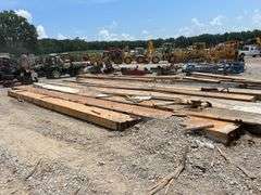 Large Lot of Reclaimed Lumber and Laminated Beams