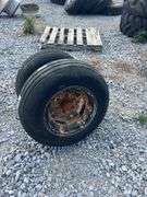(2) Implement Tires w/ Wheels & Hubs