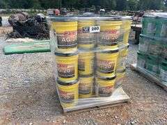 Pallet of 42 Buckets Hydraulic Fluid