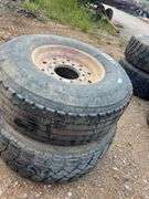 (2) 425/65R22.5 Tires w/ Rims