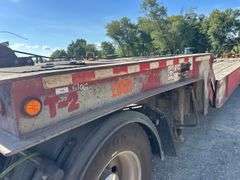 2005 Trail Eze 102" x 52' Quad Sliding Axle Equipment Trailer