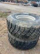 (2) 445/65R22.5 Tires w/ Rims