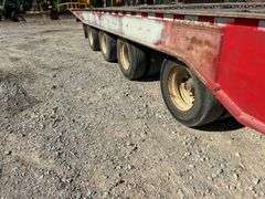 2005 Trail Eze 102" x 52' Quad Sliding Axle Equipment Trailer