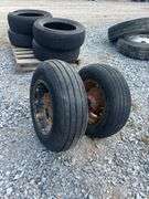 (2) Implement Tires w/ Wheels & Hubs