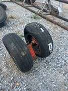 (2) Implement Tires w/ Wheels & Hubs