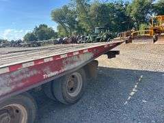 2005 Trail Eze 102" x 52' Quad Sliding Axle Equipment Trailer