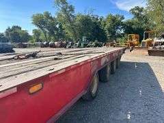 2005 Trail Eze 102" x 52' Quad Sliding Axle Equipment Trailer